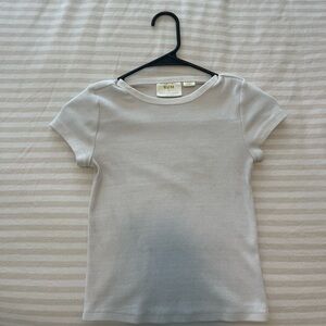 Maeve by Anthropologie white tshirt